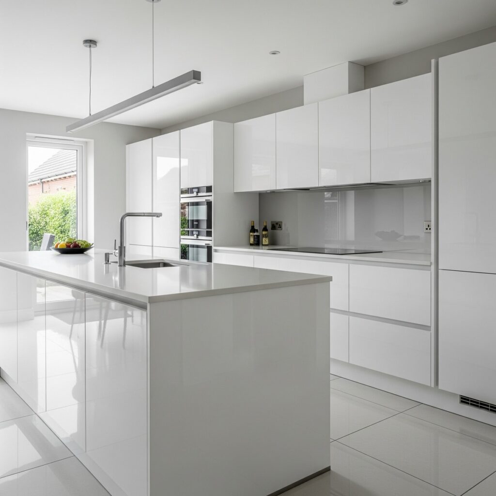 Biała kuchnia na wysoki połysk – aranżacje i inspiracje