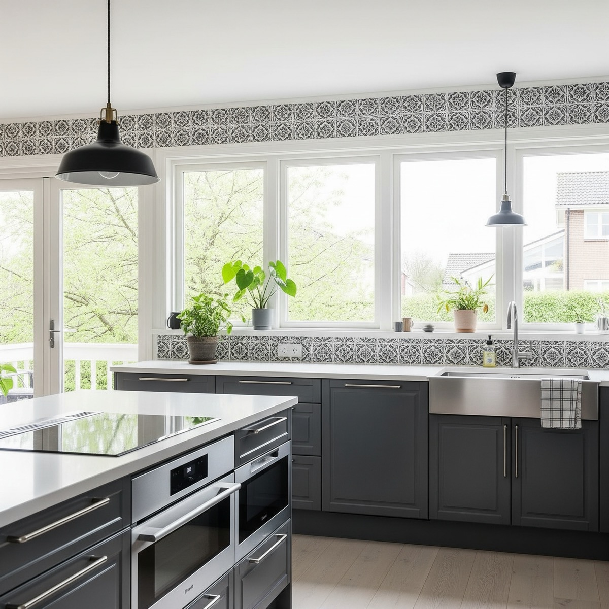 Kuchnia bez górnych szafek: Jak funkcjonalnie urządzić?