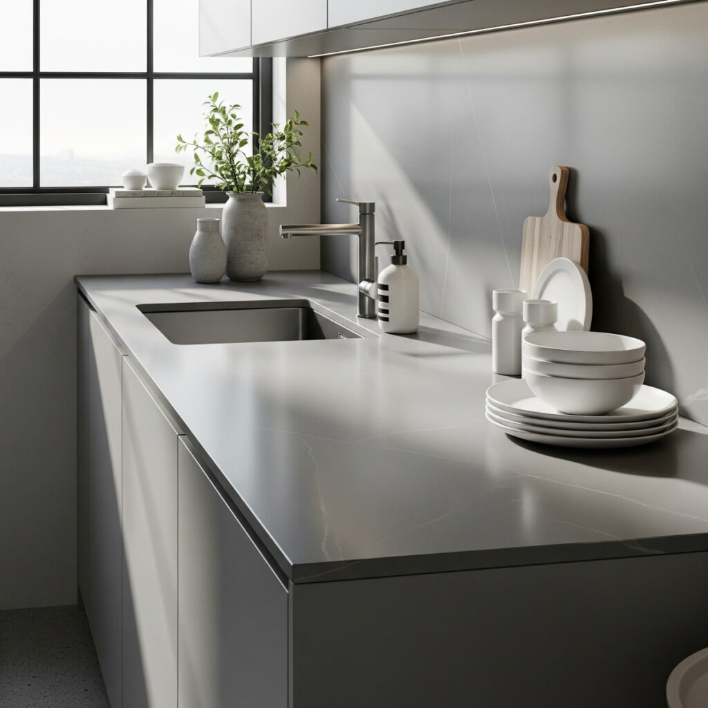 Jaki blat do szarej kuchni?