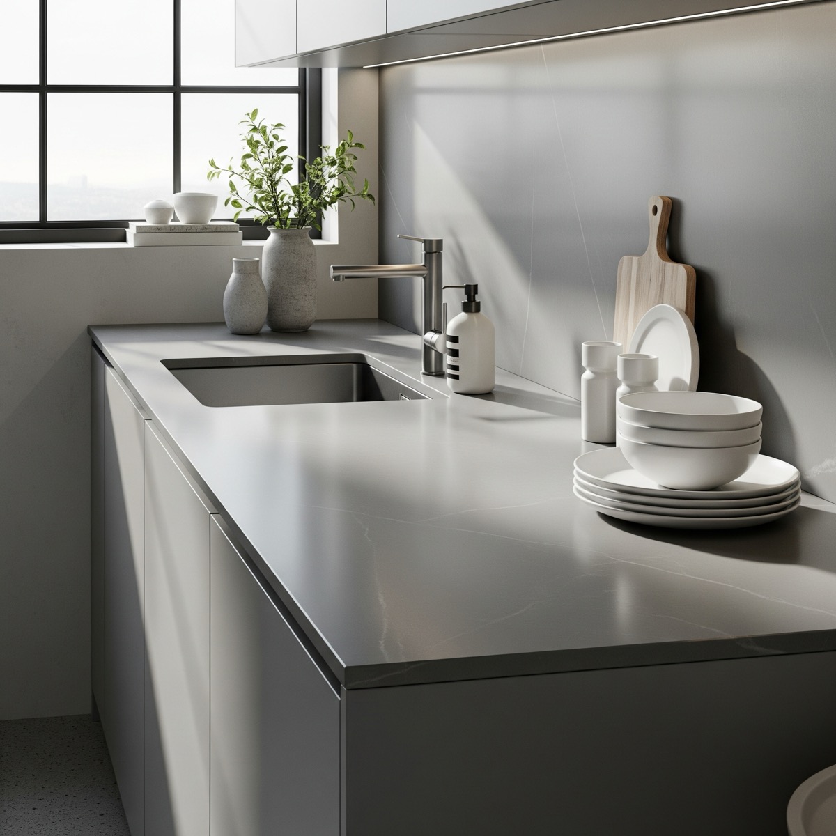 Jaki blat do szarej kuchni?