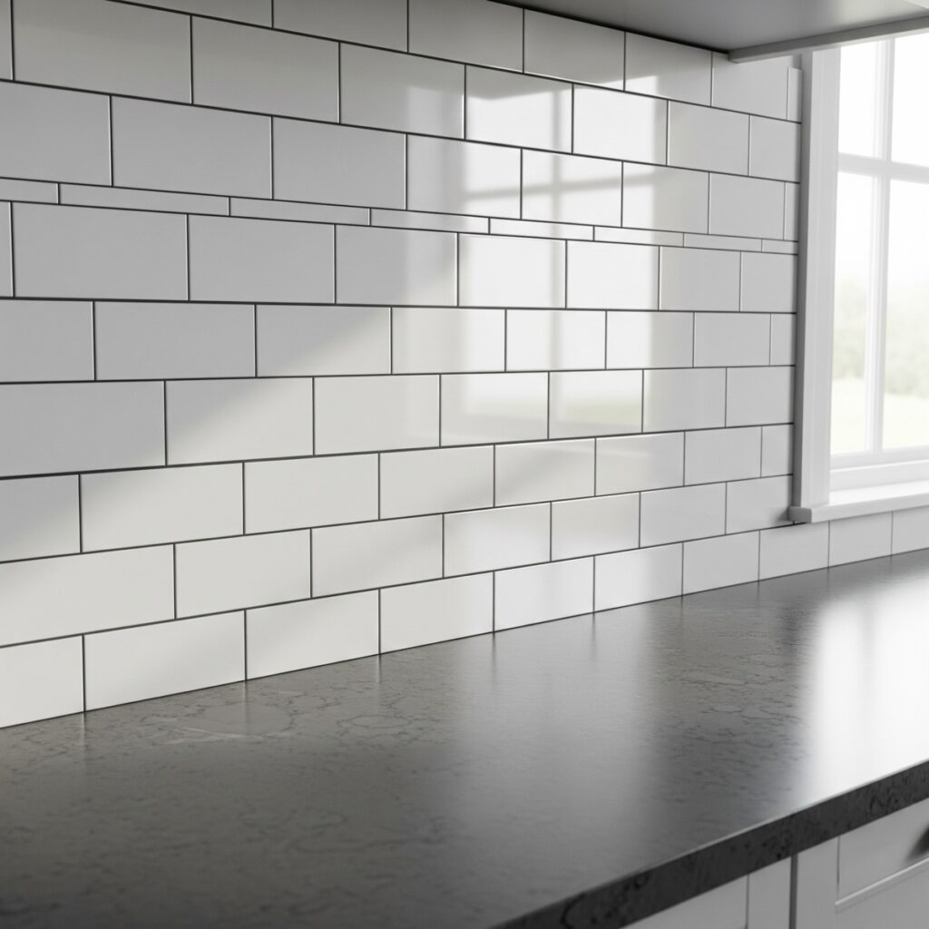 Płytki nad blatem w kuchni: aranżacje i pomysły