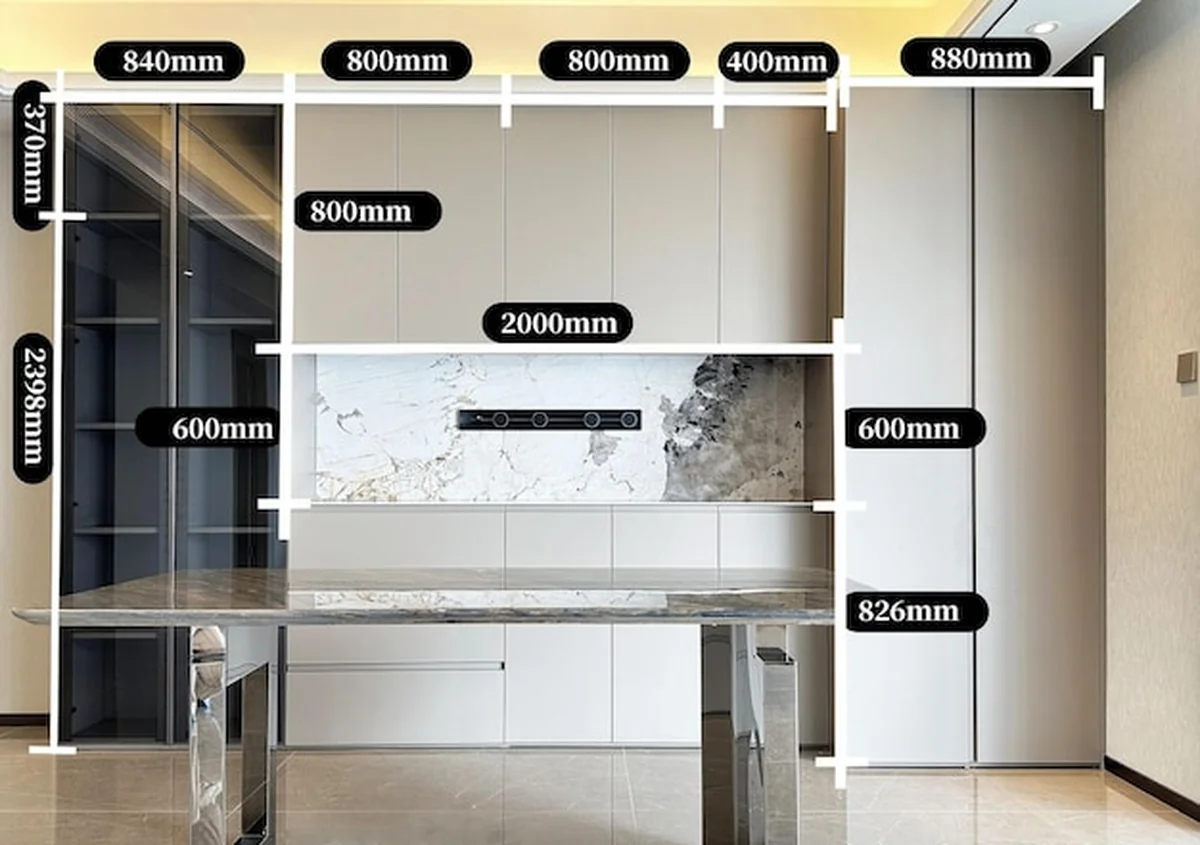 Nowoczesny projekt szaf kuchennych